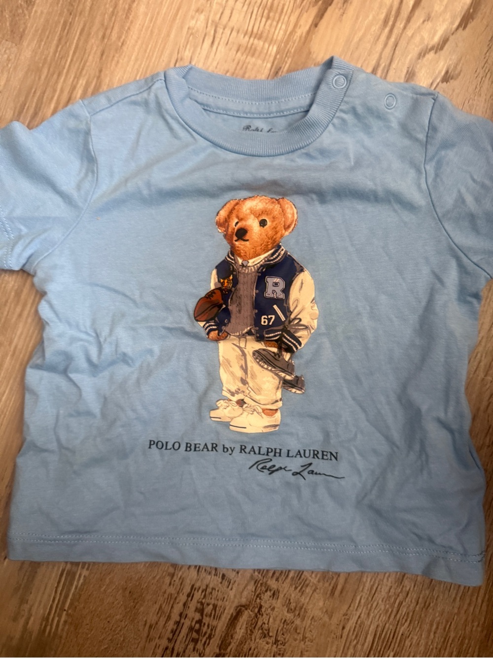 Polo by Ralph Lauren Light Blue Polo Bear Graphic Tee